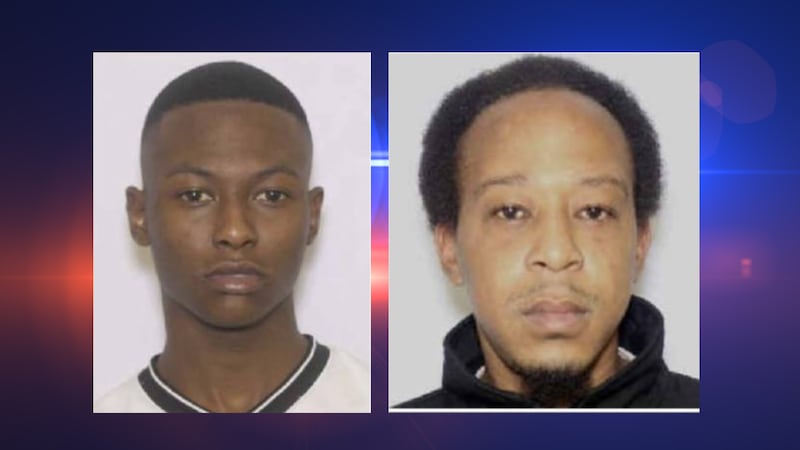 According to officials, the men are Michael Theron Darby, Jr., 20, (Left) wanted for...