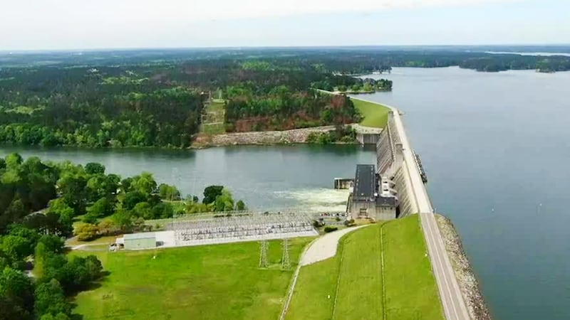 Lake Thurmond dam.