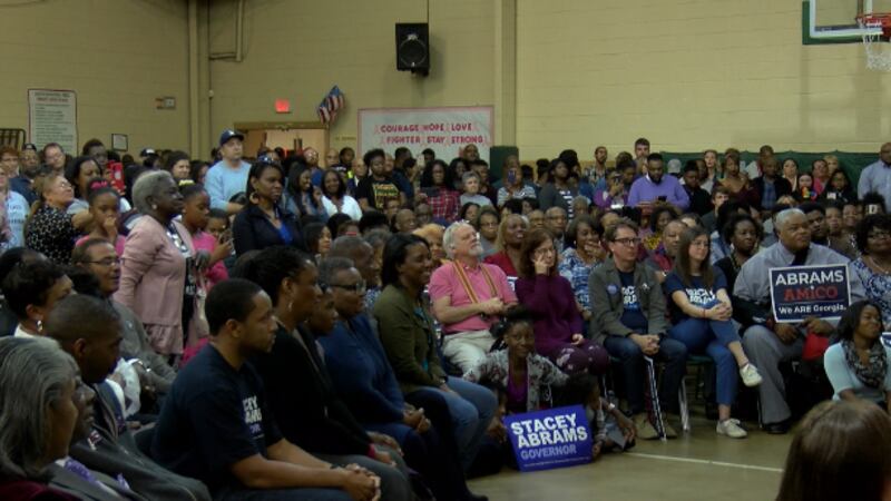 Democratic Governor candidate, Stacey Abrams, and Attorney General nominee, Jen Jordan, will...