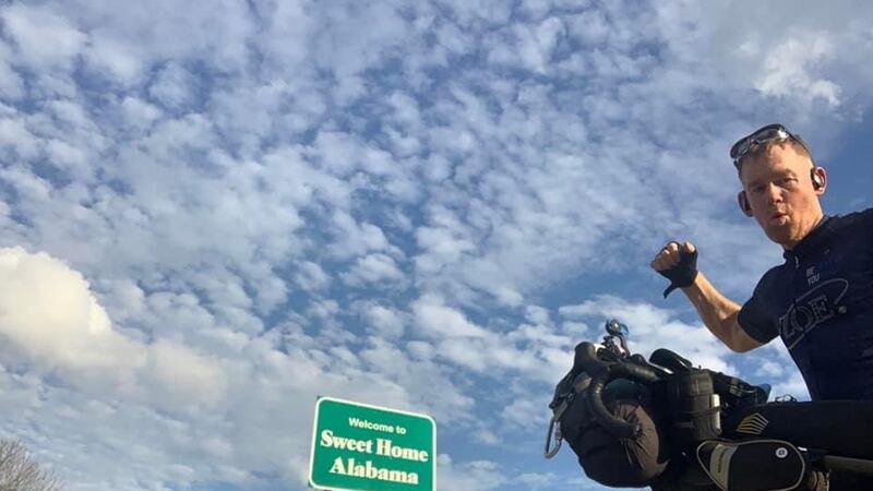 GA Police Officer cycling 1,000 miles to fundraise for non-profit aiding human trafficking...