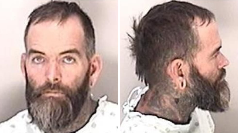 Nathaniel Meade after his arrest in Richmond County
