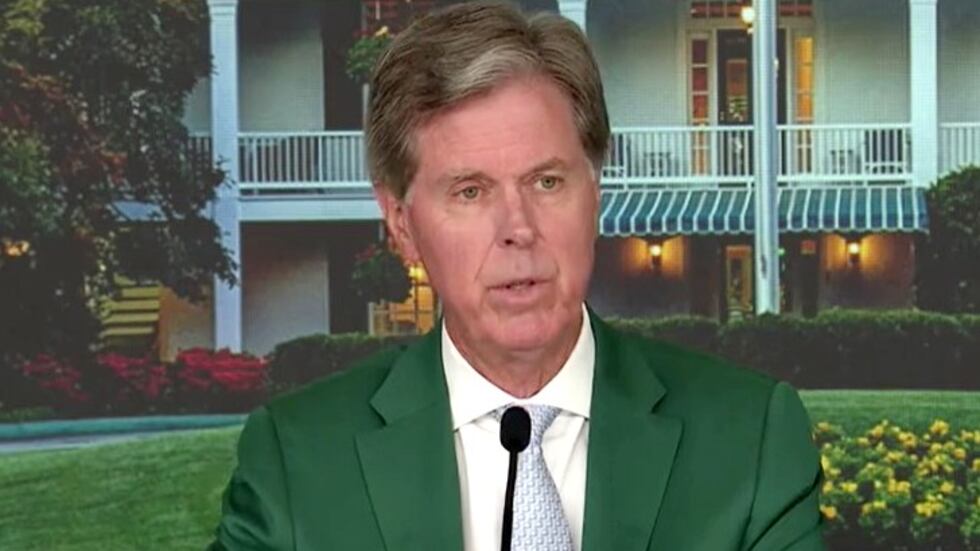 Fred Ridley, chairman of Augusta National Golf Club