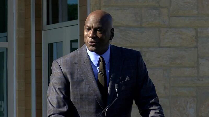 Michael Jordan sheds tear, credits mom at opening of Novant clinic in Charlotte