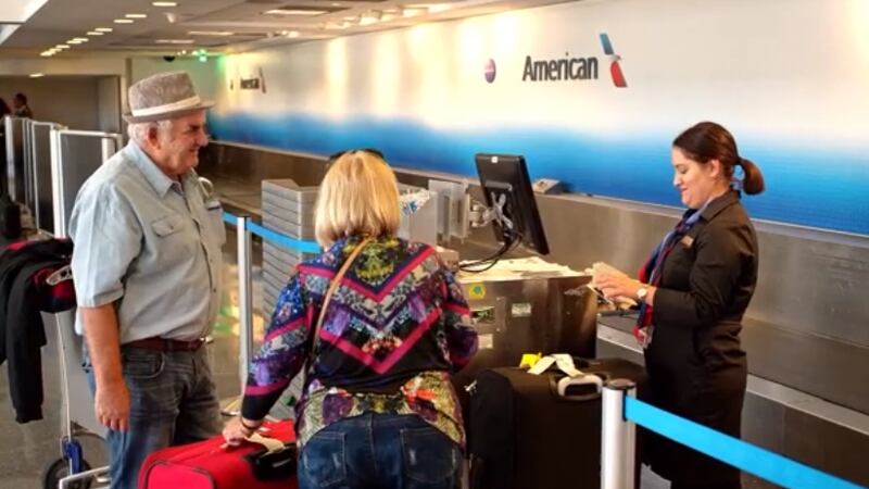 Gate check bags american top airlines