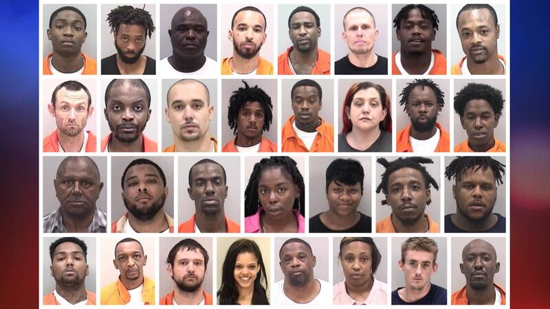 These are among the suspects in the Richmond County Sheriff's Office bust of a drug ring.