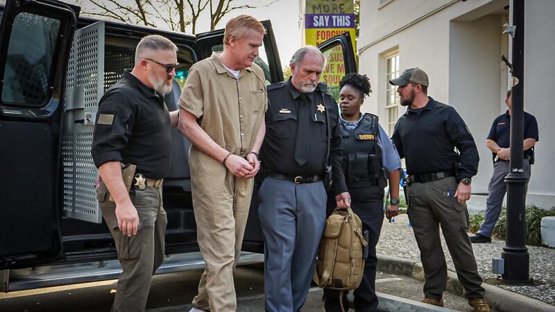 Alex Murdaugh arrives at the Colleton County Courthouse on March 3.