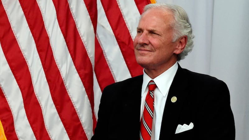 FILE - In this Thursday, July 15, 2021, file photo, South Carolina Gov. Henry McMaster listens...
