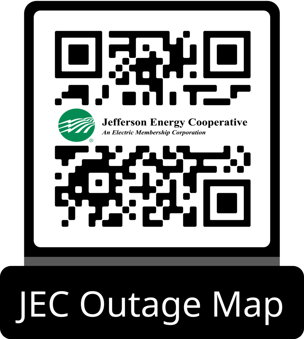 Jefferson Energy outage QR code