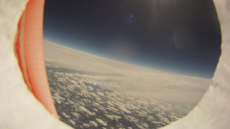 Weather Balloon With Sun